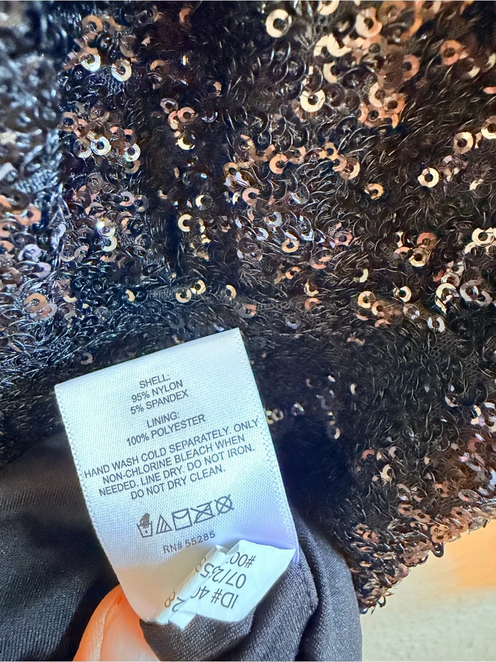 Express black sequin mini cocktail dress